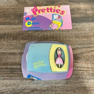 New Vintage 1989 Pocket Pretties Magic Dancer Toy ballerina Collectable